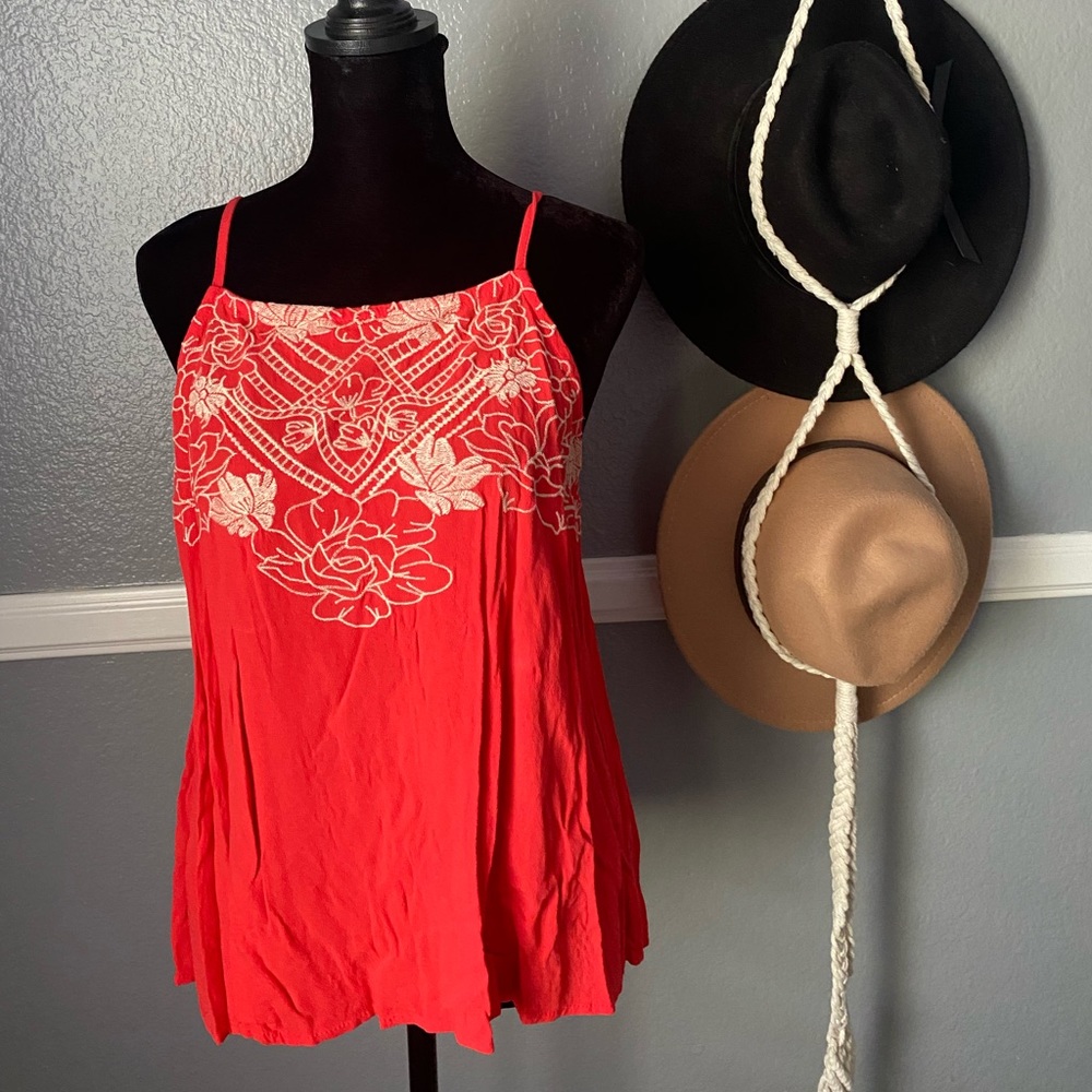 Coral Blouse